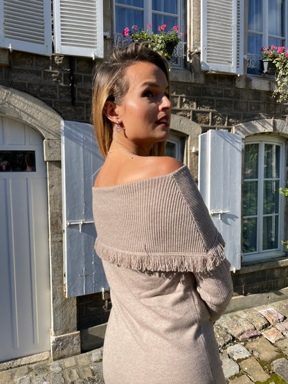 Robe Mélissa taupe