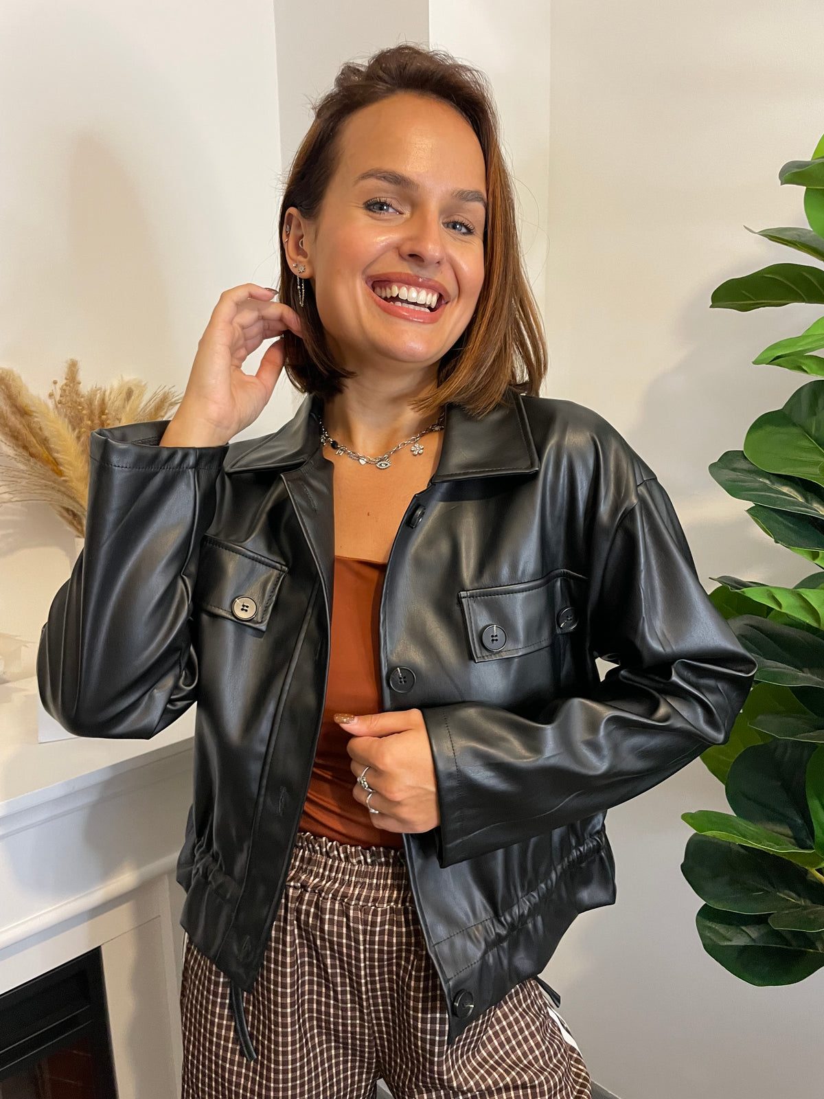 Veste simili noire