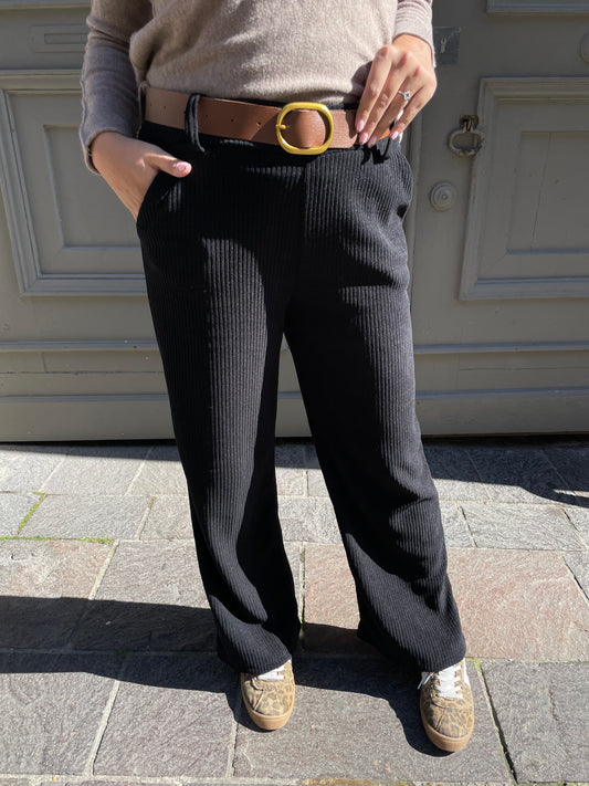 Pantalon moon noir