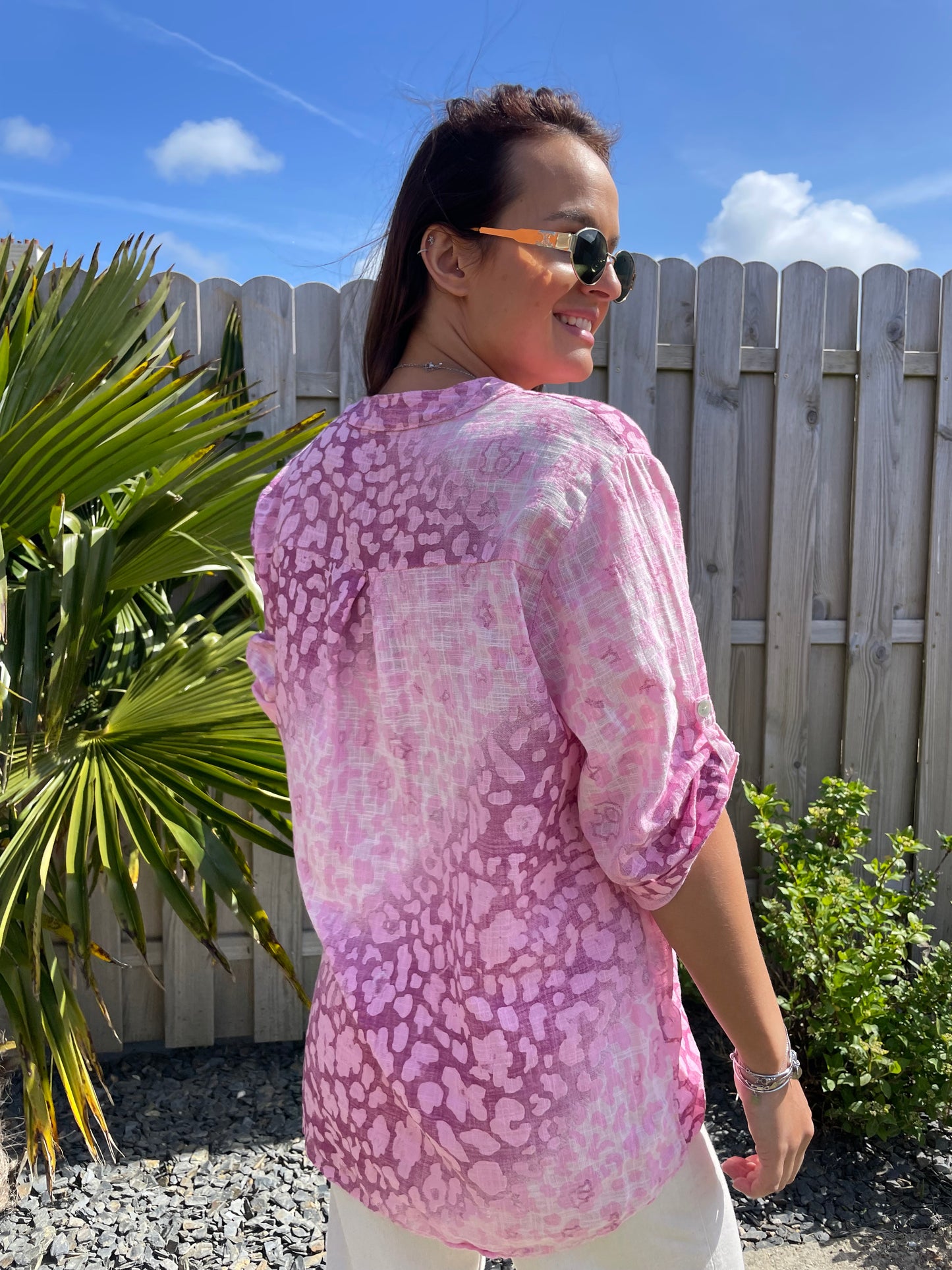 Chemise Leonie rose