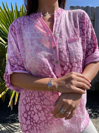 Chemise Leonie rose