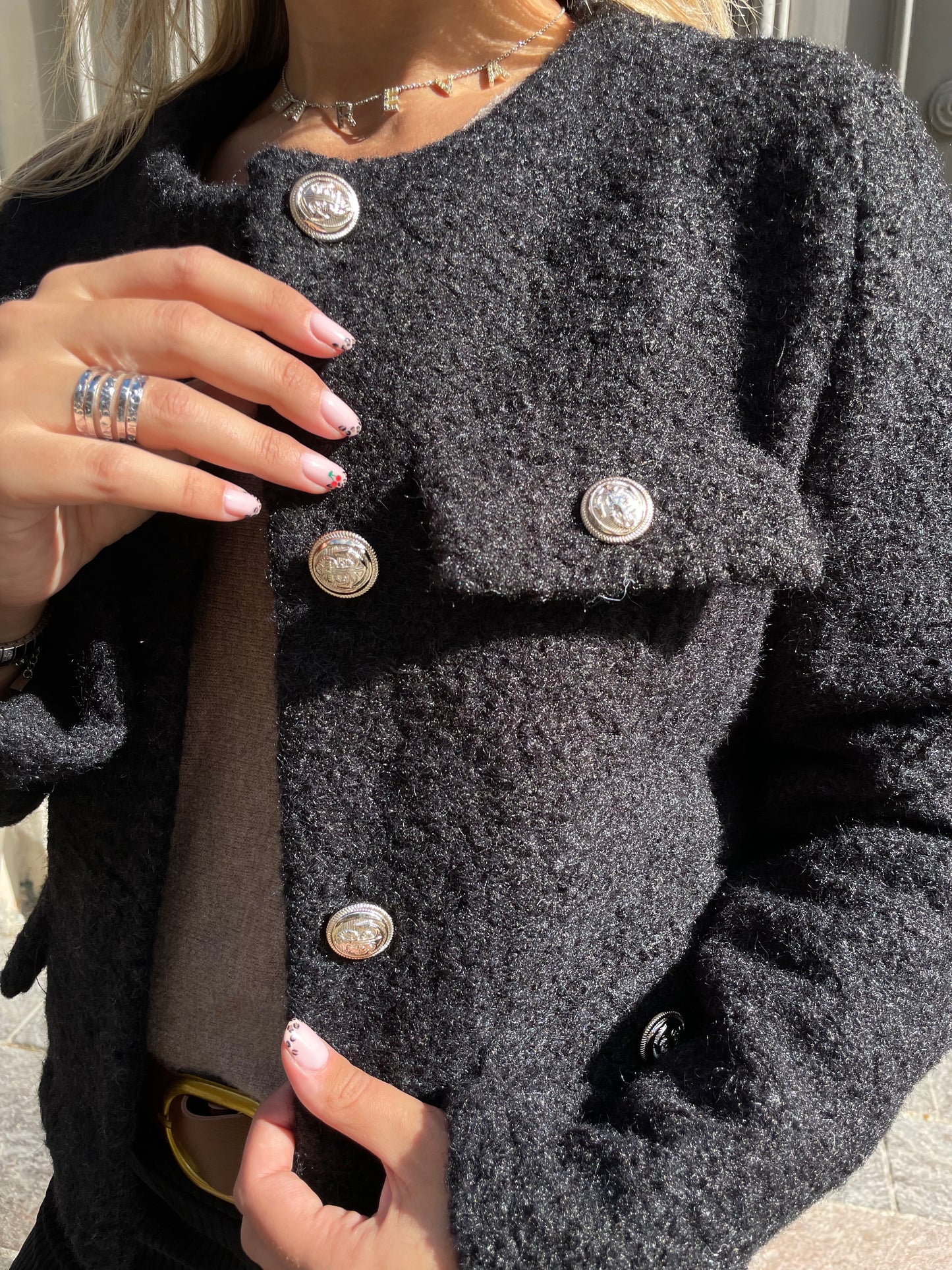 Veste Diana noire