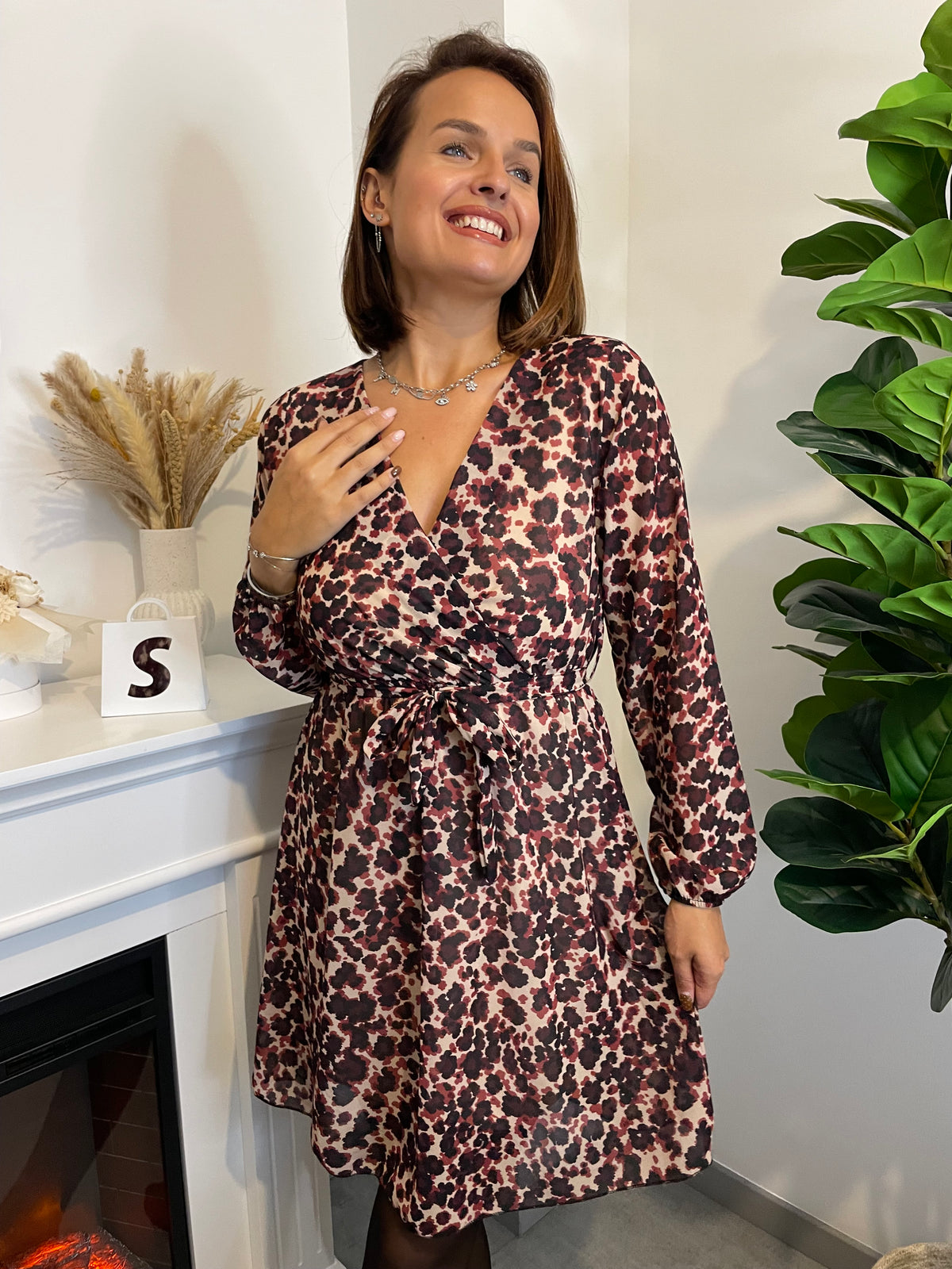 Robe Zélia bordeaux T.36 à T.48