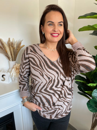Pull Zoé beige