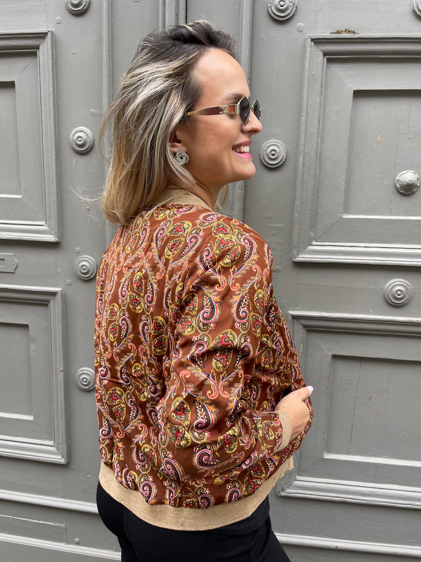 Gilet Riad marron