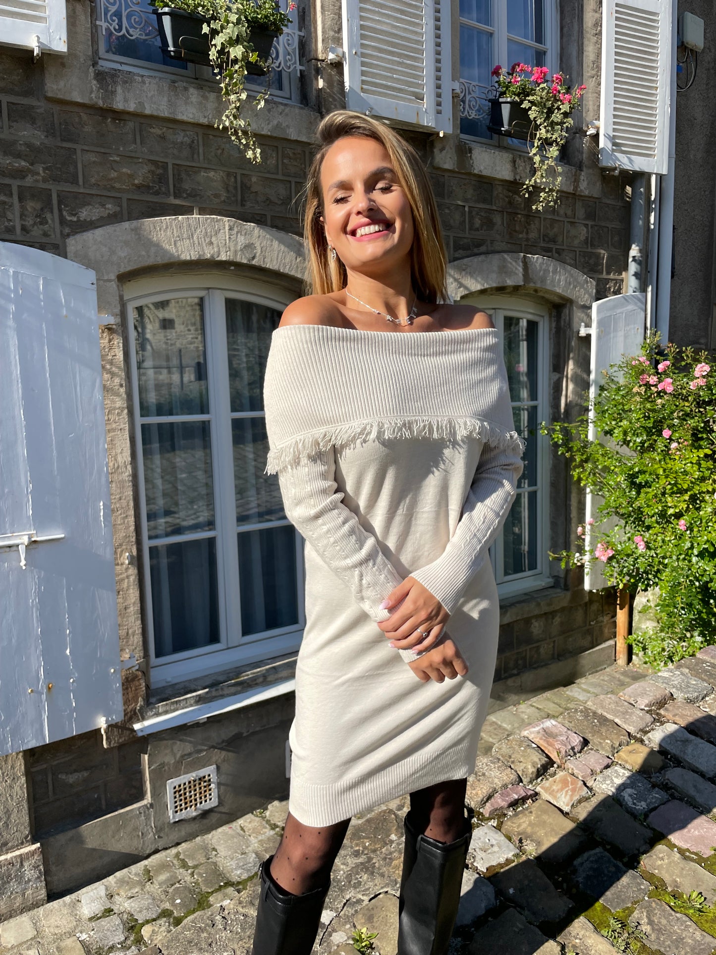 Robe Mélissa beige