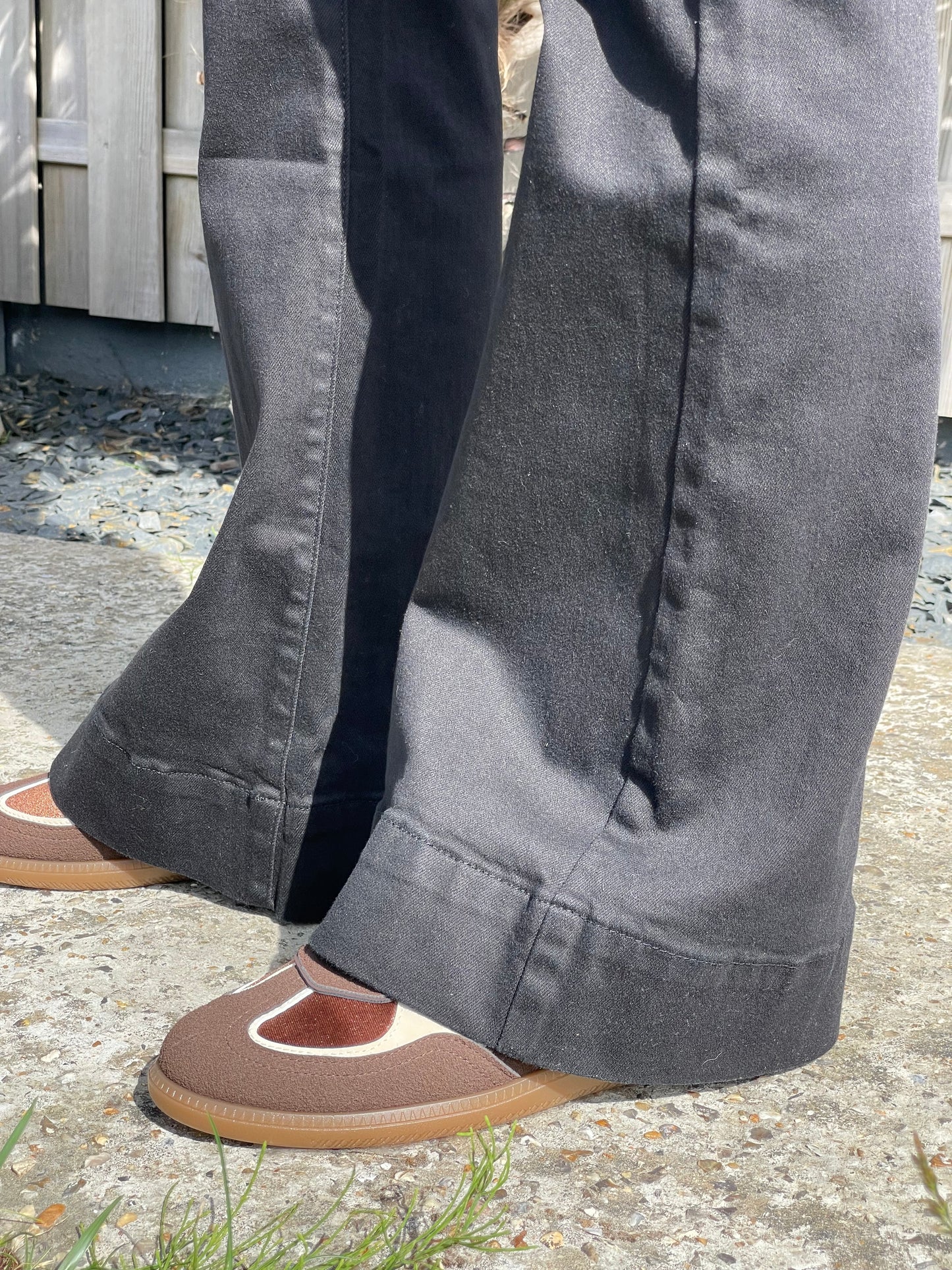 Jeans flare noir
