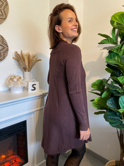 Robe Florine marron