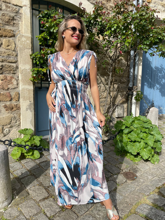 Robe Noémie bleue ciel