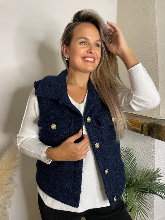 Veste Liam bleue marine
