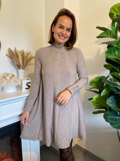 Robe Florine taupe