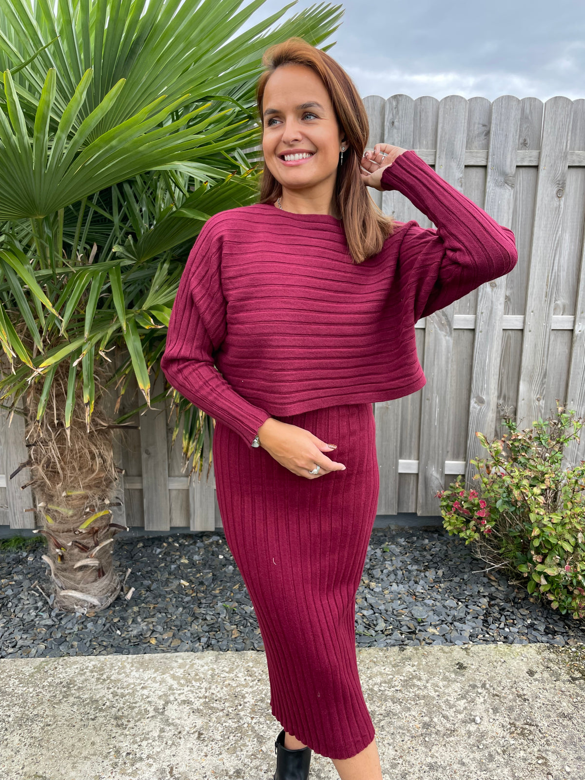 Ensemble Albane bordeaux