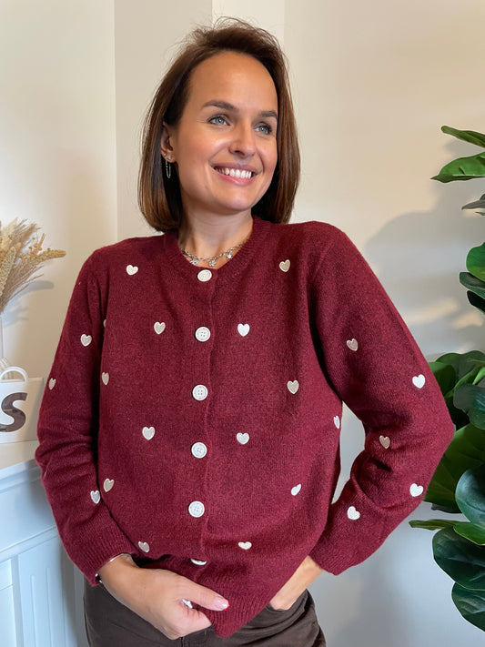 Gilet lover bordeaux
