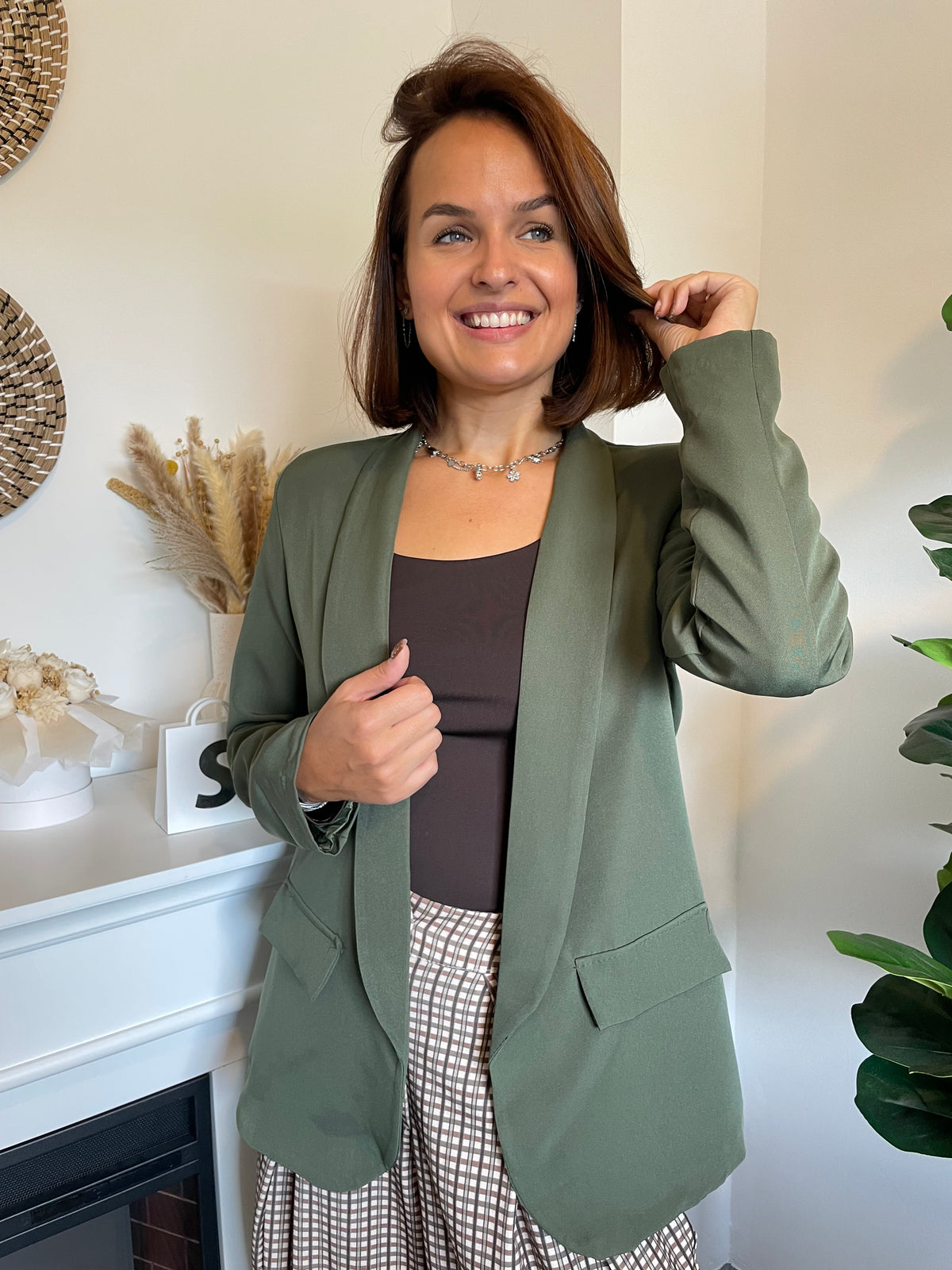 Blazer maya kaki T.36 à T.46