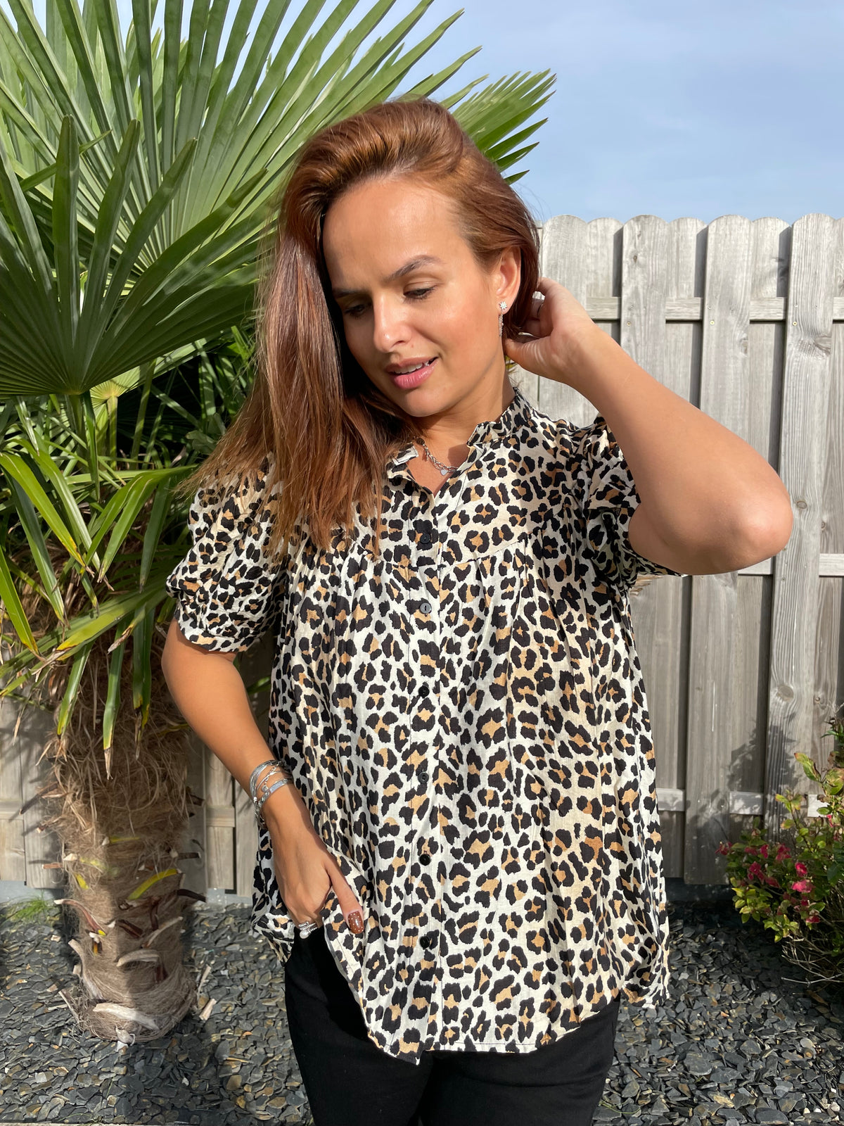 Blouse léopard