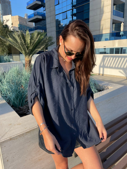 Chemise Emily Marine