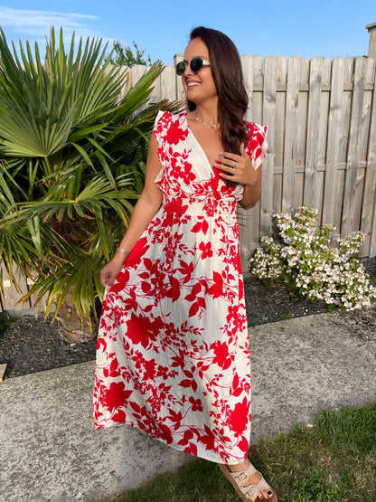 Robe Andrea rouge