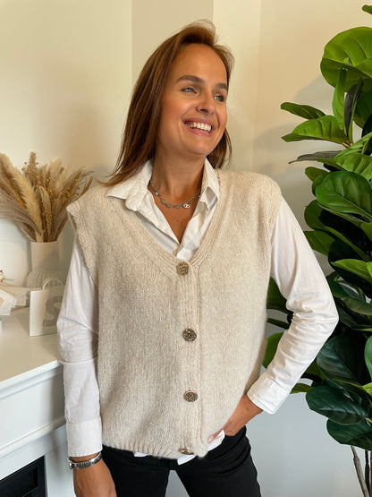 Gilet Taylor écru
