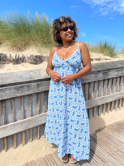Robe Mandala bleue