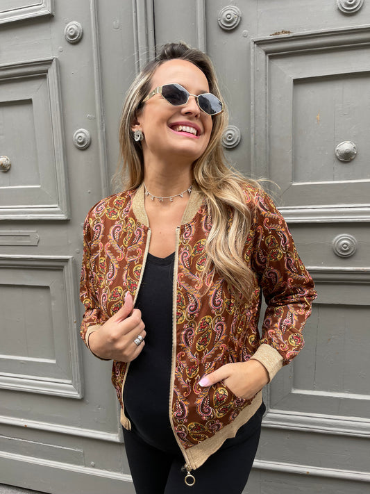 Gilet Riad marron