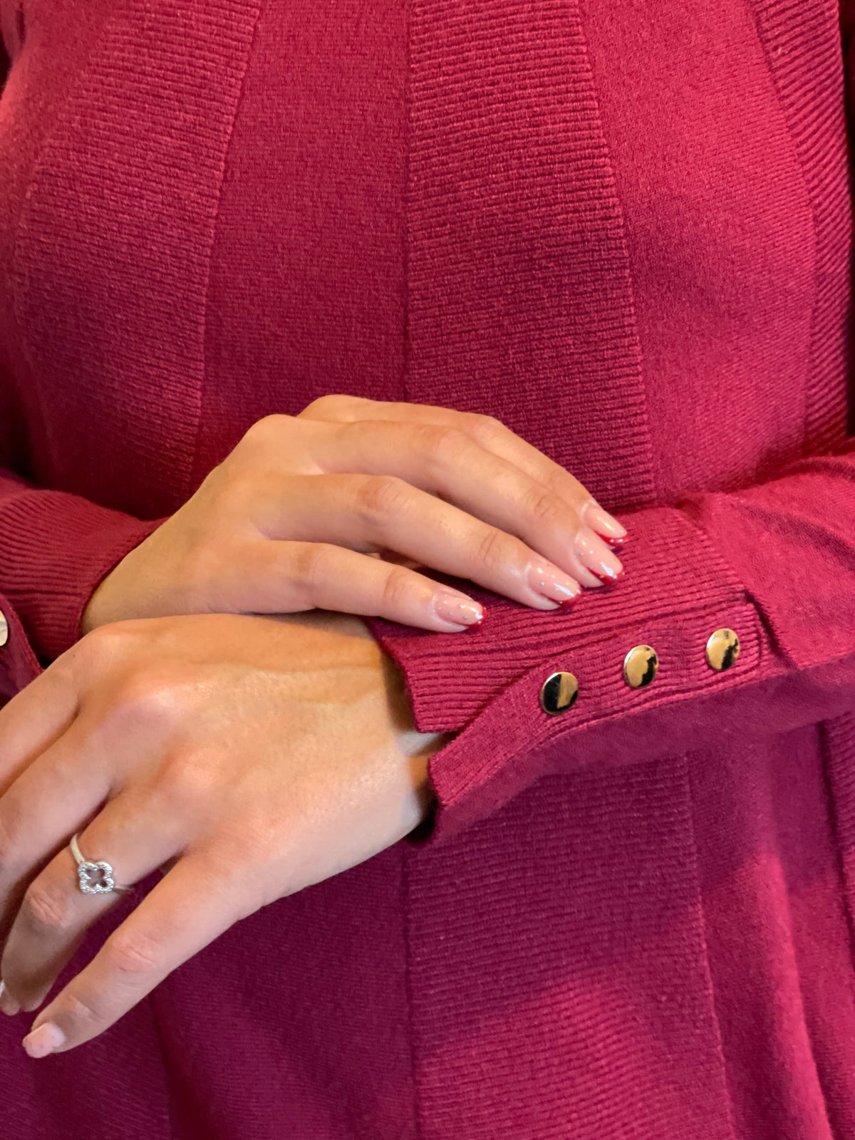 Robe Florine bordeaux