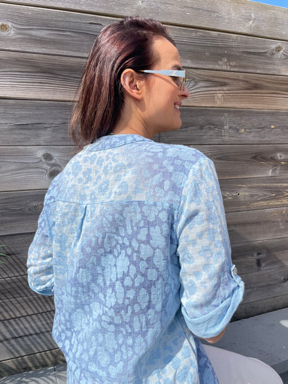 Chemise Leonie bleue