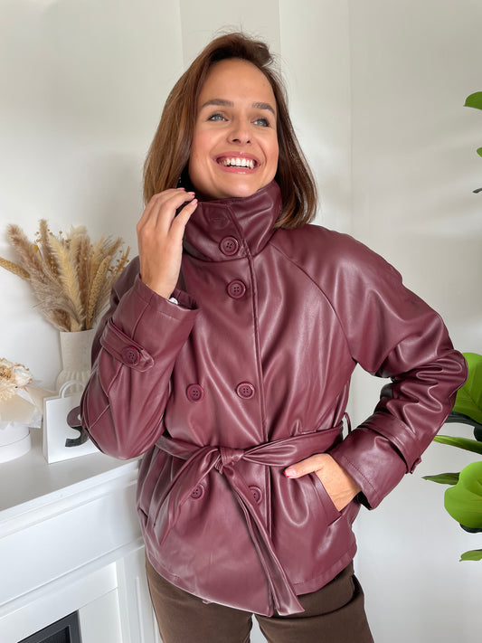 Veste Zaya Bordeaux