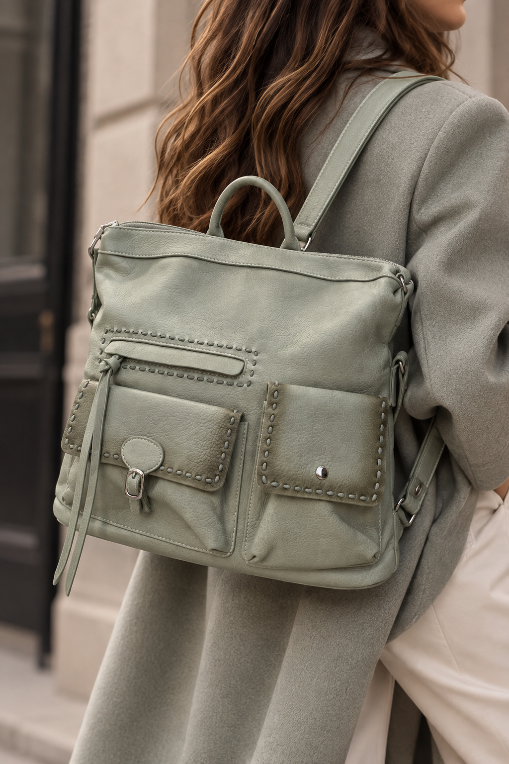 Sac à dos vert