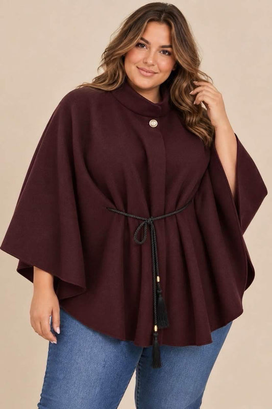 Cape lyna bordeaux T.44 à T.52