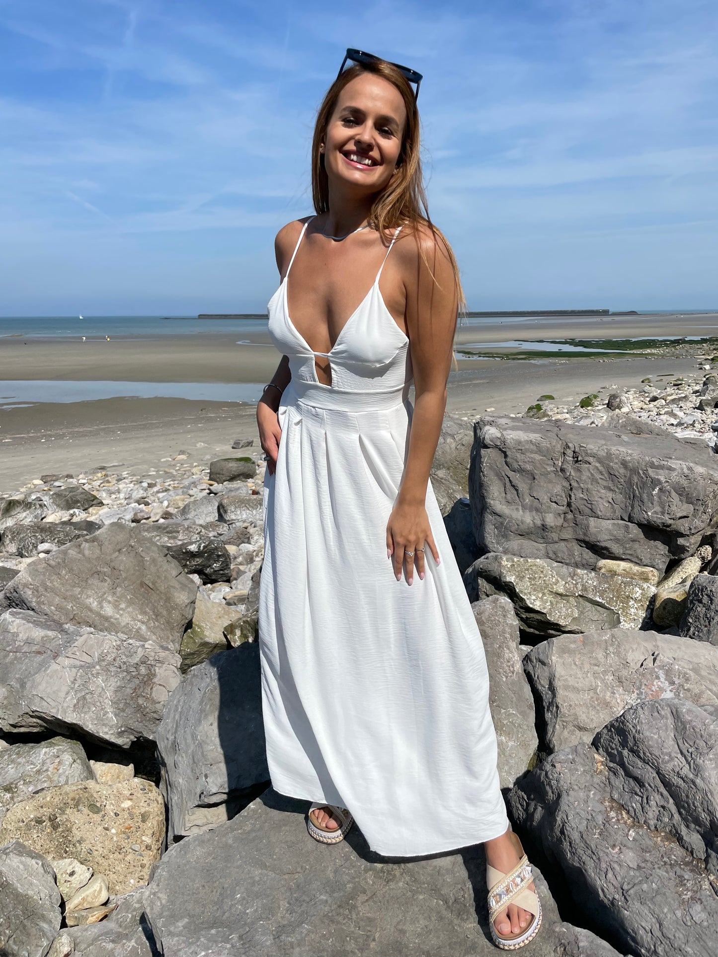 Robe à nouer Texane blanche