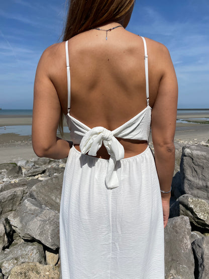 Robe à nouer Texane blanche