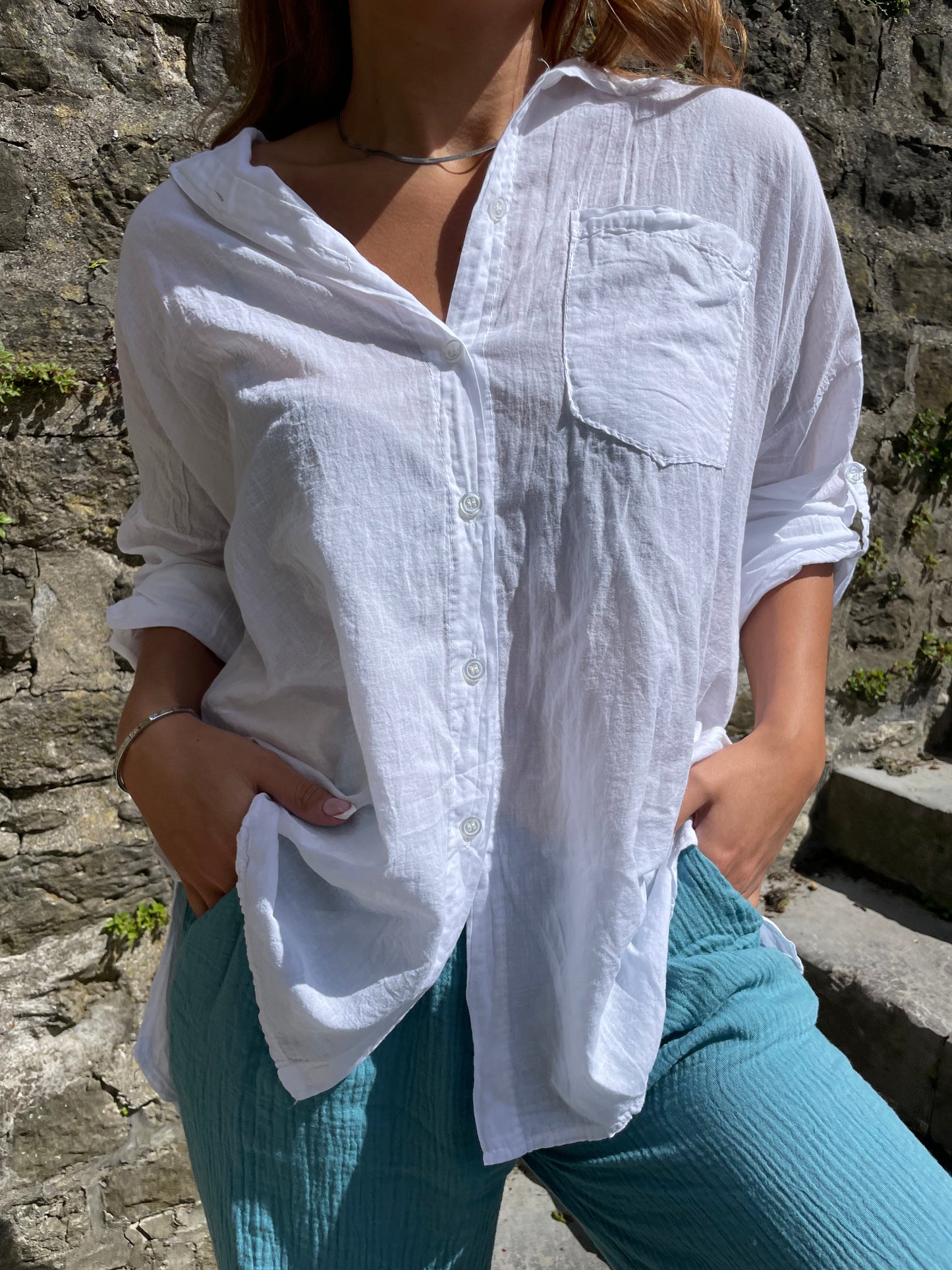 Chemise Carla blanche