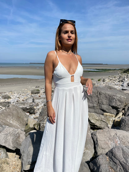 Robe à nouer Texane blanche