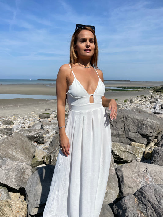 Robe à nouer Texane blanche