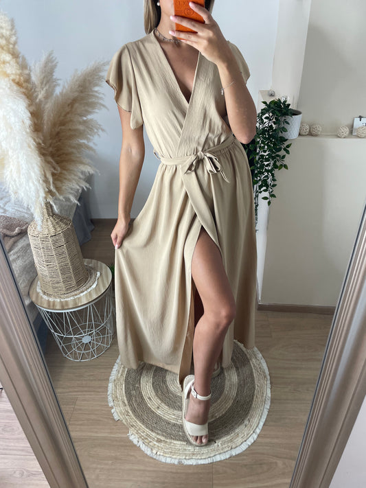 Robe Angèle beige