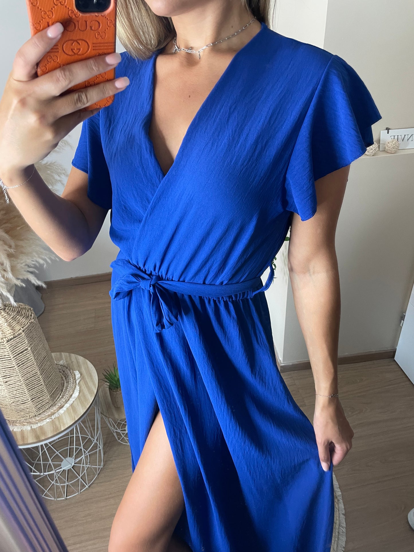 Robe Angèle bleue