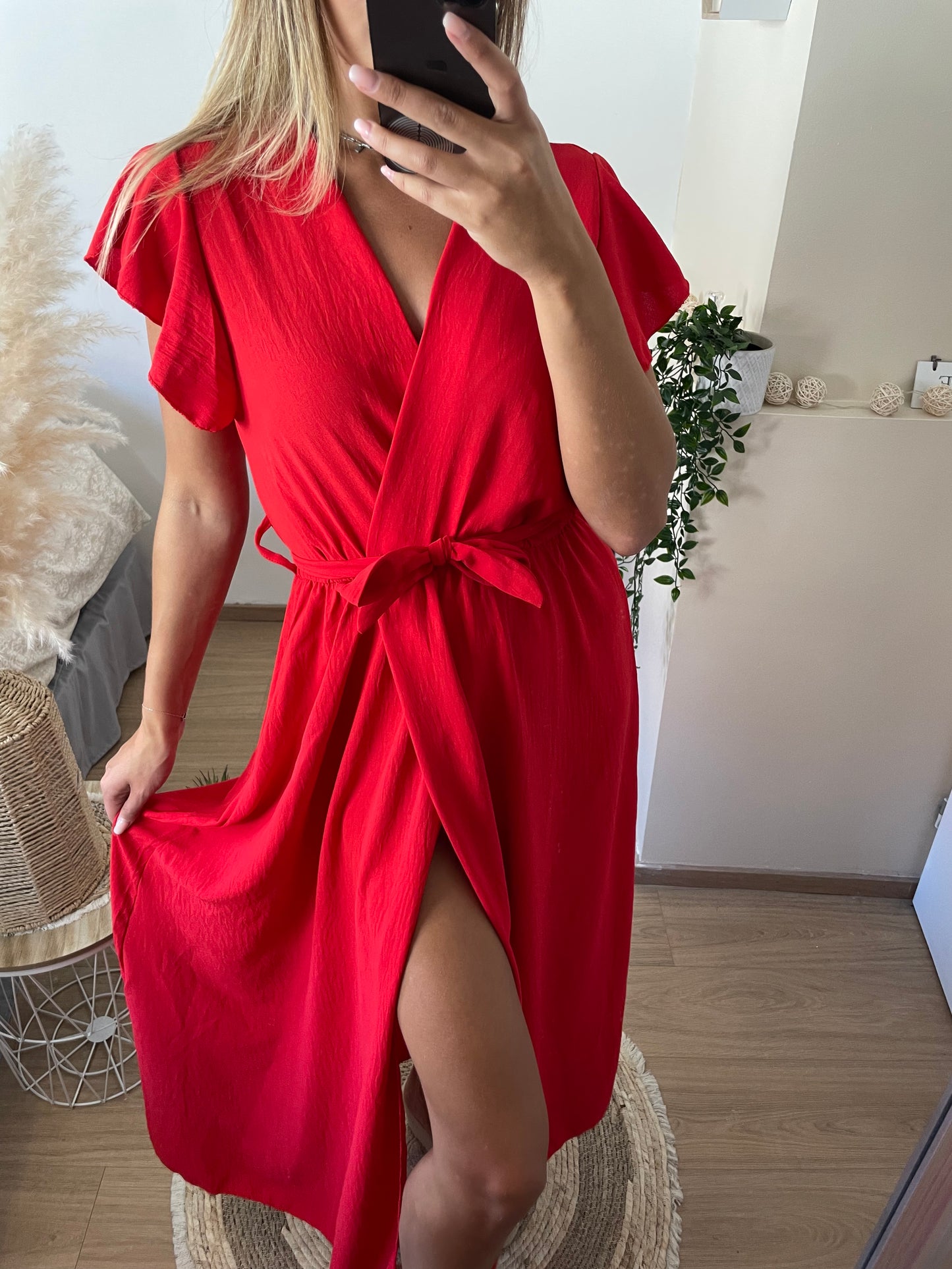 Robe Angèle rouge